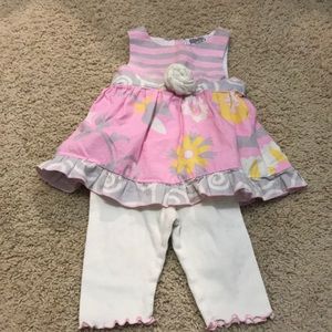 Ann Loren 12-18 month shirt and Capri